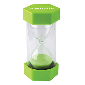 Teacher Created Resources 5 Minute Sand Timer - Large, Set of 2