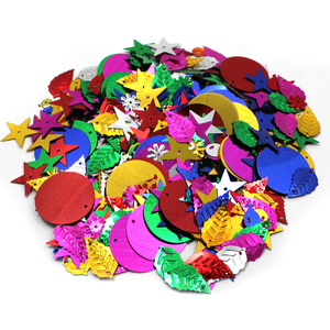 Charles Leonard, Inc. Glittering Sequins with Spangles - 4 oz per pack, 6 packs total