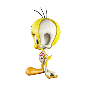 4D Master 4D XXRAY Dissected Vinyl Art Figure - Looney Tunes: Tweety Bird