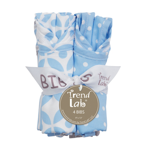 Trend Lab Logan 4 Pack Bib Set
