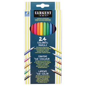 Sargent Art Colored Pencils, 24 Colors, 6 Boxes