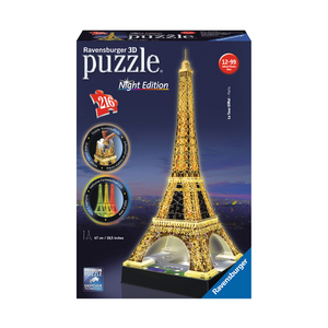 Ravensburger 3D Puzzle - Eiffel Tower - Night Edition: 216 Pcs