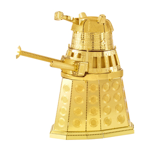 Fascinations Toys & Gifts Metal Earth 3D Laser Cut Model - Dr. Who Gold Dalek