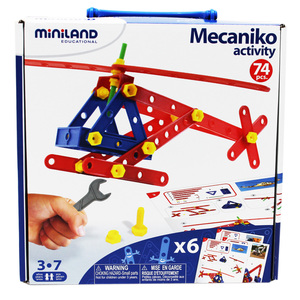 Miniland Educational Activity Mecaniko (74 pieces)