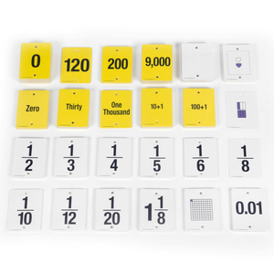 Learning Advantage F.U.N.&#8482; Empty Number Line, Cards Only, Grades 4-5