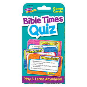 Trend Bible Times Quiz Challenge Cards&#174;, Set of 6