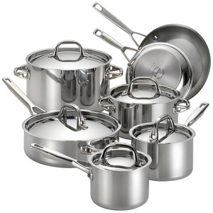 Tri-Ply Clad 12pc Cookware Set