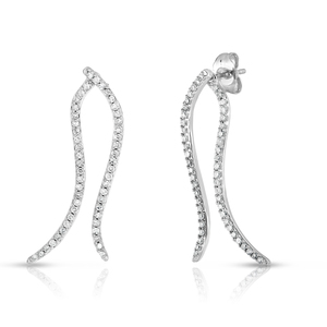 14K 1/2Ctw Diamond Earrings