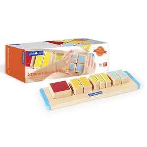 Guidecraft Starter Square Fractions