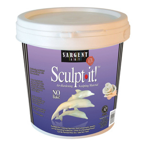 Sargent Art Sculpt it&#8482; Air-Dry Non-Toxic Sculpting Material, 2 lb, White
