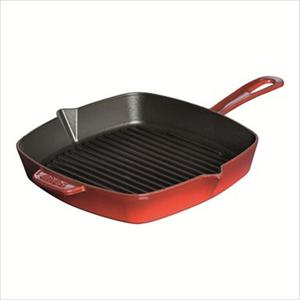 10" Square Grill Pan - Cherry