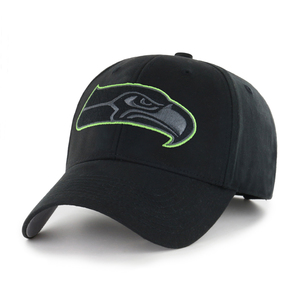 Fan Favorites NFL Seattle Seahawks Black Basic Adjustable Hat