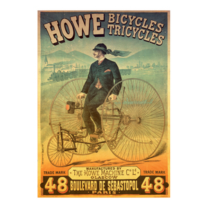 D-Toys Howe Bicycles - Vintage Poster Jigsaw Puzzle: 1000 Pcs