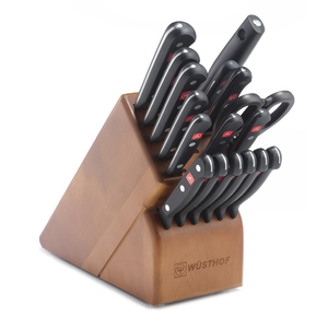 18pc Gourmet Promo Knife Block Set Cherry