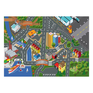 Dickie Toys Play Carpet Playmat Vehicle Playset