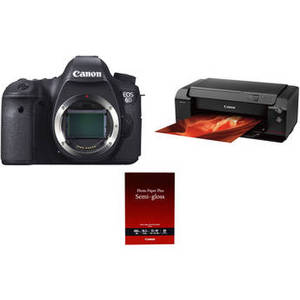 EOS 6D Camera Body with PRO-1000 Inkjet Printer Kit