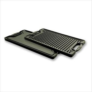 Double Burner Reversible Grill and Griddle