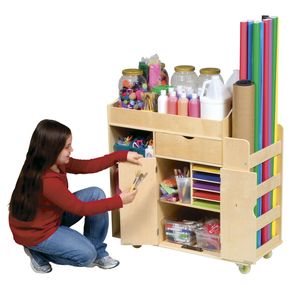 Guidecraft Art Activity Cart