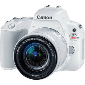 EOS Rebel SL2 DSLR Camera with 18-55mm Lens (White)