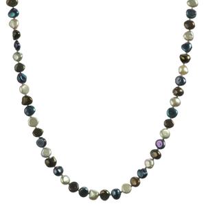 Lita Black Tonal Fresh Water Pearl 100&quot; Necklace