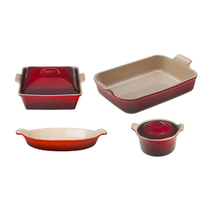 6pc Heritage Stoneware Set Cherry