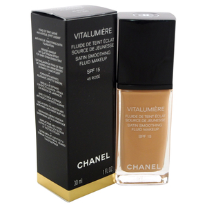 Chanel Vitalumiere Fluide Makeup SPF 15 - # 45 Rose by  for Women - 1 oz Makeup