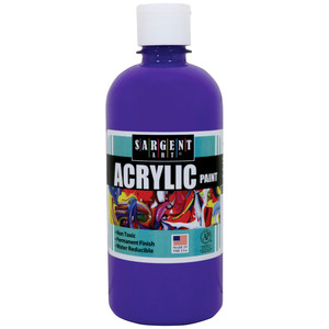 Sargent Art Violet 16 oz. Squeeze Bottle, 3 Bottles