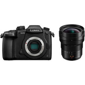Lumix DC-GH5 Mirrorless Micro Four Thirds Digital Camera with 8-18mm Lens Kit