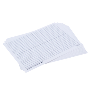 Learning Advantage XY Axis Dry Erase Boards, 10 Per Set, 3 Sets