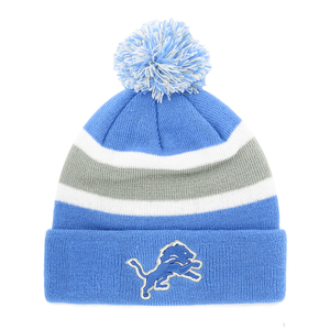 Fan Favorites NFL Detroit Lions Breakaway Knit Beanie with Pom