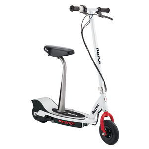 Razor&#174 E200S Seated Electric Scooter - White/Red