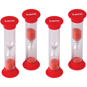 Teacher Created Resources 1 Minute Sand Timers - Small, 5 Per Pack, 5 Packs