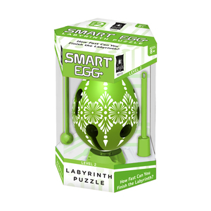 Bepuzzled Smart Egg Labyrinth Puzzle - Color Collection: Green