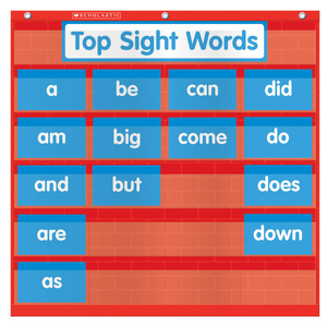Scholastic Teaching Resources Word Wall Pocket Chart