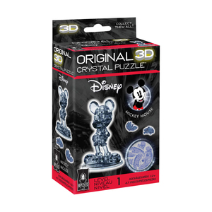 Bepuzzled 3D Crystal Puzzle - Disney Mickey Mouse, 2nd Edition: 47 Pcs