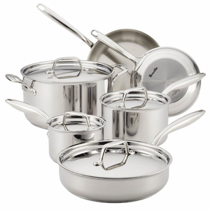 Thermo Pro Clad 10pc Stainless Steel Cookware