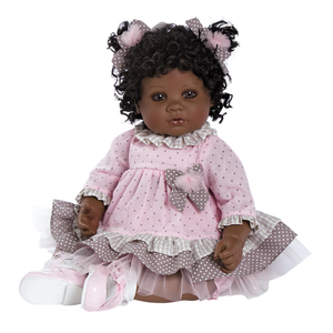 Adora Dolls Toddler Cuddly & Weighted 20&quot; Play Doll- Curls for Love with  Dark Brown Hair & Brown Eyes Ages 6+