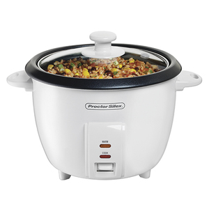 10 Cup Rice Cooker w/ Glass Lid