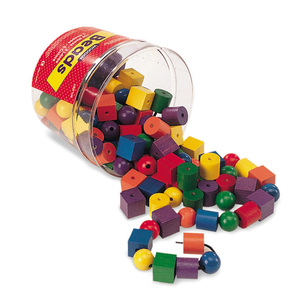 Learning Resources Beads in a Bucket, 108 Pieces