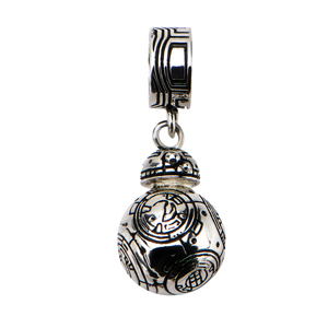 Star Wars Episode VII 925 Sterling Silver  BB-8 Droid Dangle Charm