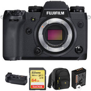 X-H1 Ditigal Camera with Vertical Grip and Accessories Kit