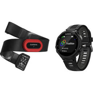 Forerunner 735XT Sport Watch with Run Bundle (Black/Gray)