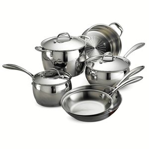 Gourmet Domus 9pc Premium Stainless Steel Cookware Set