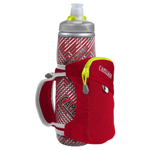 Quick Grip Chill Bottle Run - Crimson Red/Lime Punch