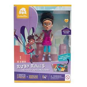 Ruby Rails Skydive Action Figure Ages 4+ Years