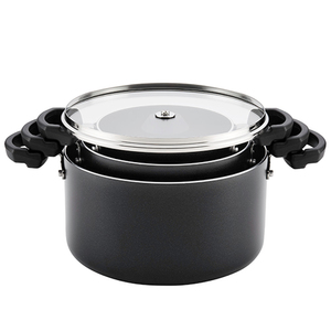 Neat Nest 6pc Saucepot Set Black