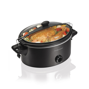 Stay or Go 6qt Slow Cooker Black