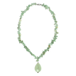 Lita Genuine Aquamarine Necklace,17&quot;