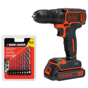 20V MAX Lithium Drill/Driver  w/ Drilling Set
