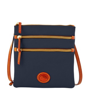 Nylon North South Triple Zip